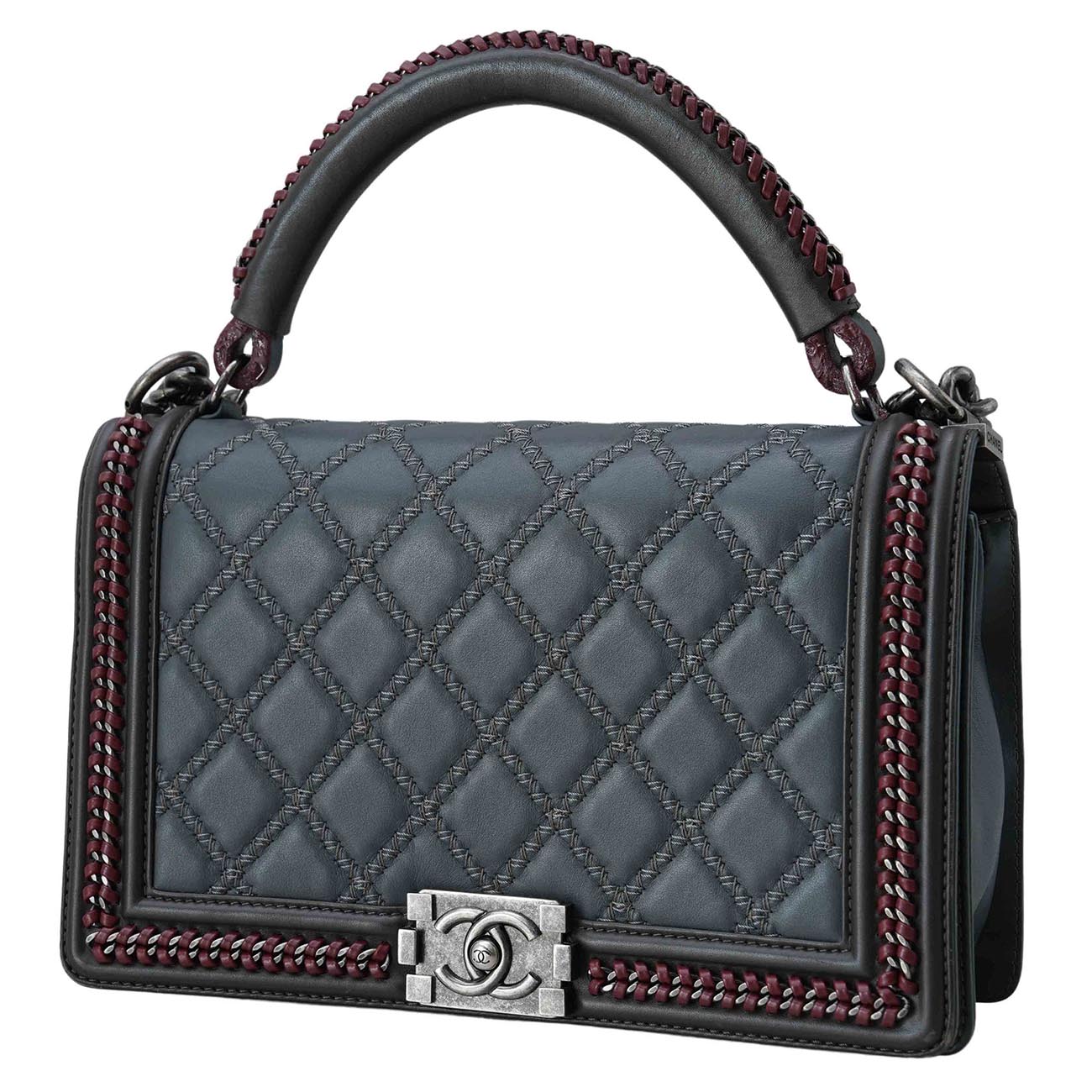 CHANEL(USED)샤넬 시즌 와일드 스티치 보이샤넬 숄더백